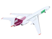Tupolev TU-154M Commercial Aircraft "Air Via" (LZ-MIG) White with Red Tail 1/200 Diecast Model by Herpa