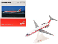 Douglas DC-9-30F Commercial Aircraft "Swissair" (HB-IFW) White with Red Stripes 1/200 Diecast Model Airplane by Herpa