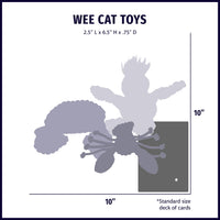 HuggleKats® Water Critters Bucket of Cat Toys, 12 Pack - BIG FRENCHIES