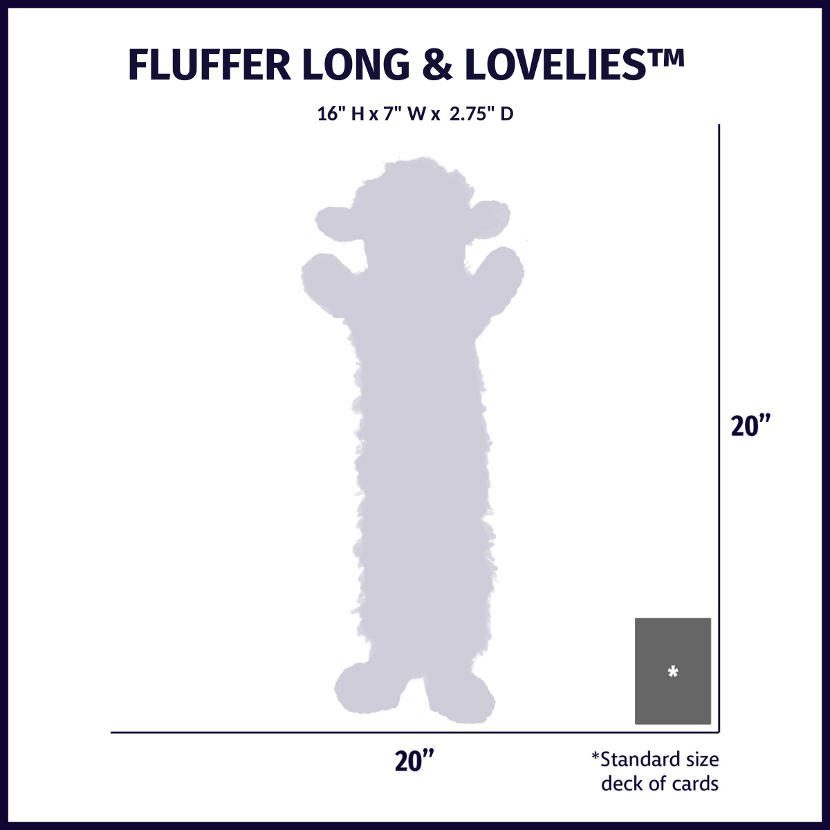 Penelope Pig Fluffer Long & Lovelie™ Durable Plush Dog Toy - BIG FRENCHIES