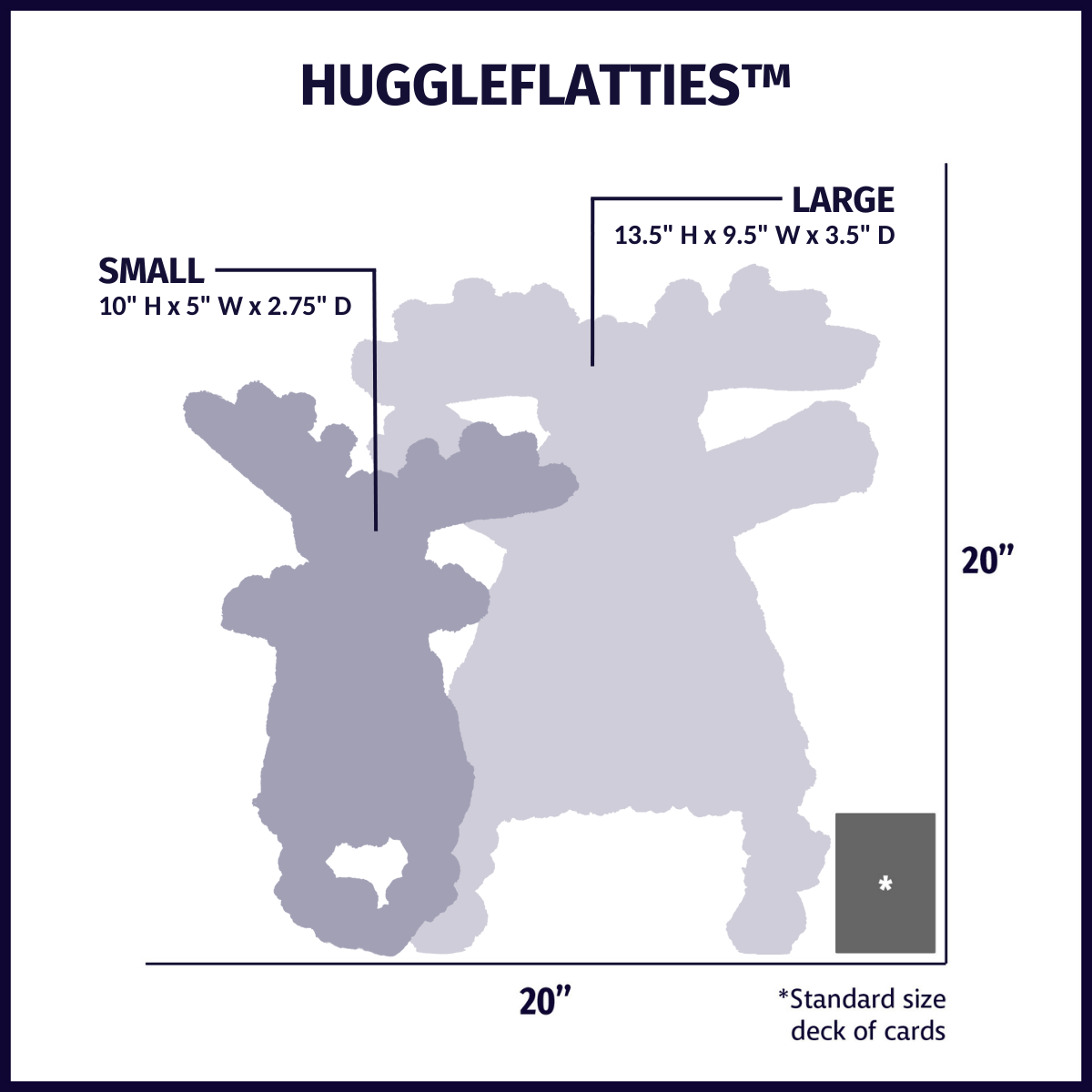 Bobbi Bunny HuggleFlatties™ Durable Plush Dog Toy - BIG FRENCHIES