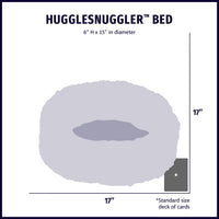 HuggleFleece® HuggleSnuggler™ Cat & Dog Beds - BIG FRENCHIES