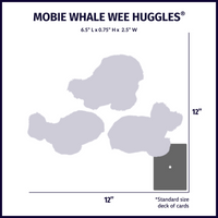 Mobie Whale Wee Huggles® Plush Dog Toys, 3 Pack - BIG FRENCHIES