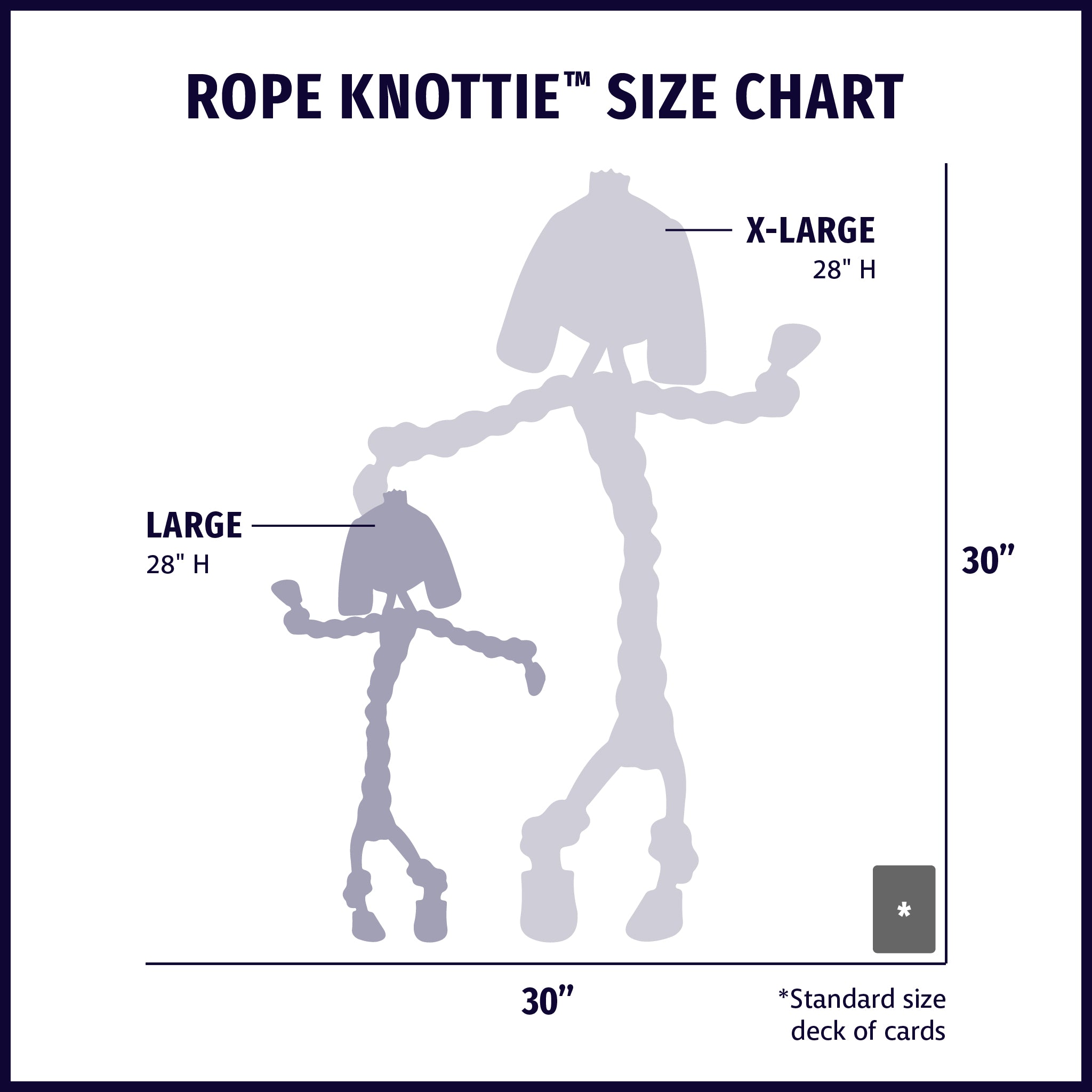 Natural Rope Knottie® Dog Toys, 3 Pack, XL (16mm rope diameter) - BIG FRENCHIES