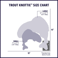 Rauccous Rainbow Trout Knottie® Plush Dog Toy - BIG FRENCHIES
