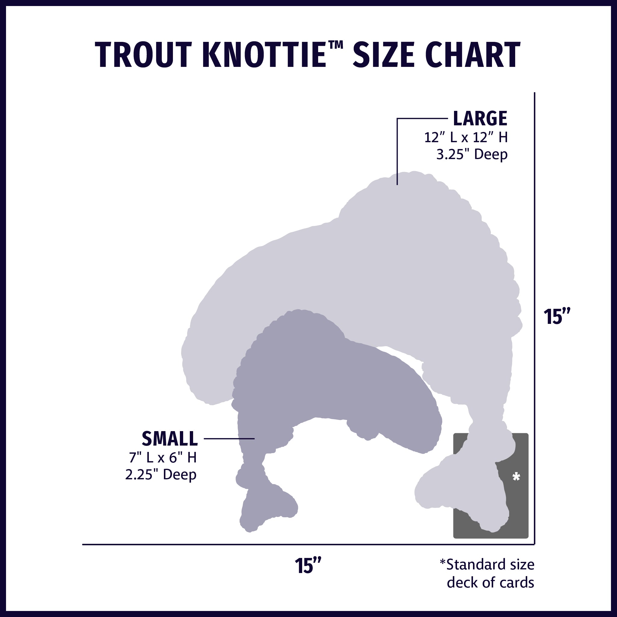 Rauccous Rainbow Trout Knottie® Plush Dog Toy - BIG FRENCHIES
