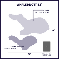 Mobie Whale Knottie® Plush Dog Toy - BIG FRENCHIES