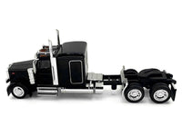 Peterbilt 589 Truck with 72 Inch Sleeper Black 1/87 (HO) Plastic Model Car by HO Logistics
