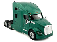 Kenworth T680 Sleeper Cab Green Metallic 1/87 (HO) Plastic Model Car by HO Logistics