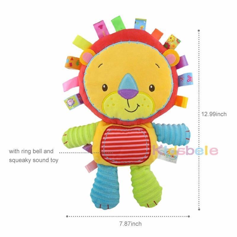 Baby Toys Appease Ring Bell Soft Plush Educational Infant Toys Kids Baby Rattles Mobiles Toy For Kids and Baby - BIG FRENCHIES