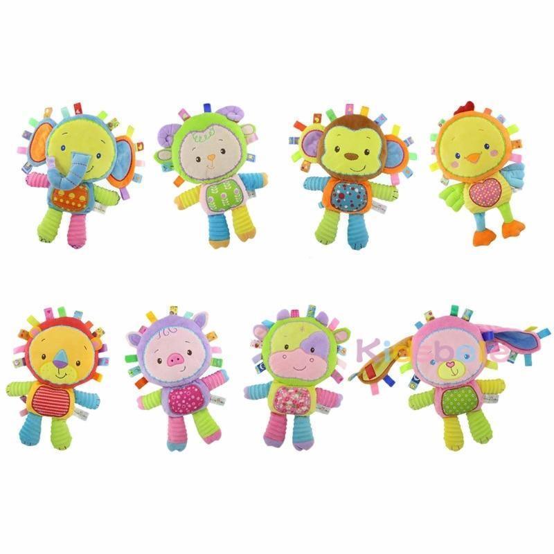 Baby Toys Appease Ring Bell Soft Plush Educational Infant Toys Kids Baby Rattles Mobiles Toy For Kids and Baby - BIG FRENCHIES