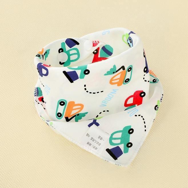 Infant Kids Baby Unisex Feeding Saliva Towel Dribble Triangle Bandana Bibs Burp Cloths Baby Gifts - BIG FRENCHIES