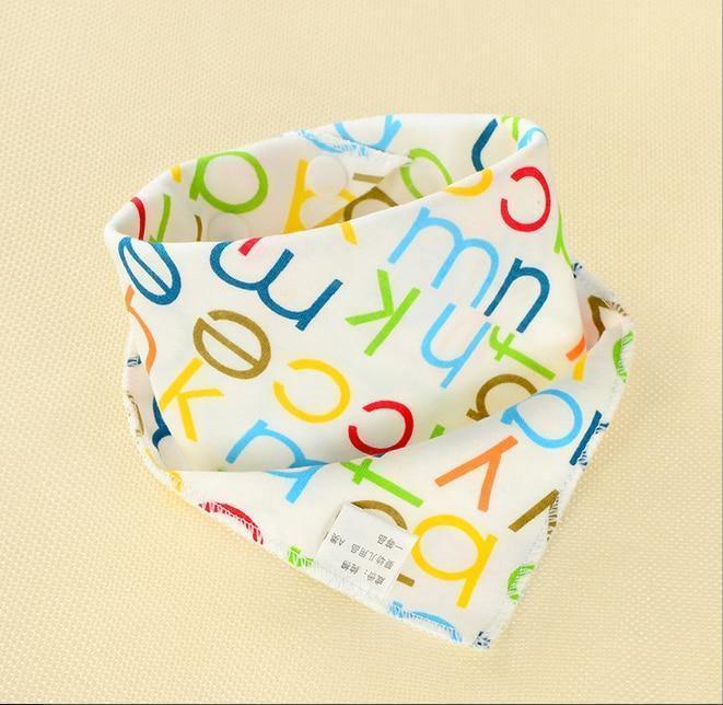 Infant Kids Baby Unisex Feeding Saliva Towel Dribble Triangle Bandana Bibs Burp Cloths Baby Gifts - BIG FRENCHIES