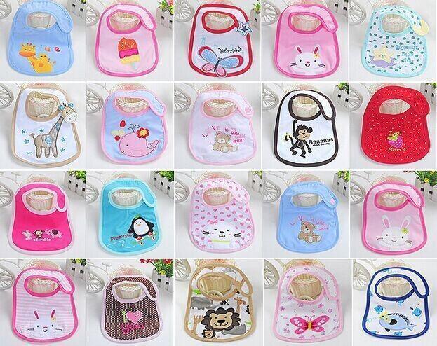 Unisex 3 PC Mixed Breathable Cotton Baby Bibs Waterproof Infant Bibs High Quality Stylish Design For Baby - BIG FRENCHIES
