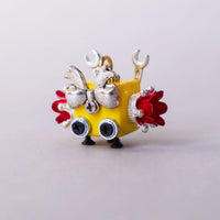 Handcrafted Wooden Bot Necklace, Keychain, or Mini Decor - BIG FRENCHIES