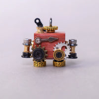Handcrafted Wooden Bot Necklace, Keychain, or Mini Decor - BIG FRENCHIES