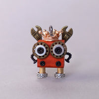Handcrafted Wooden Bot Necklace, Keychain, or Mini Decor - BIG FRENCHIES