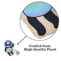 Space Panda Plush Dog Toy – with Squeaker & Crinkle Paper for Fun Play - BIG FRENCHIES