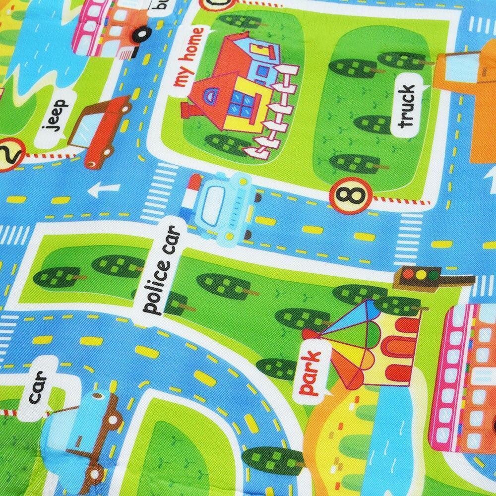 Town City Traffic Baby Crawling Mat Foam Climbing Pad Green Road Children's Play Mat Carpet For Kids and Boys Rooms - BIG FRENCHIES