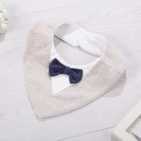 Infant Kids Bibs For Boy/Girls Newborn Feeding Waterproof Toddlers Soft Bow Burp Tie Scarf For Children - BIG FRENCHIES