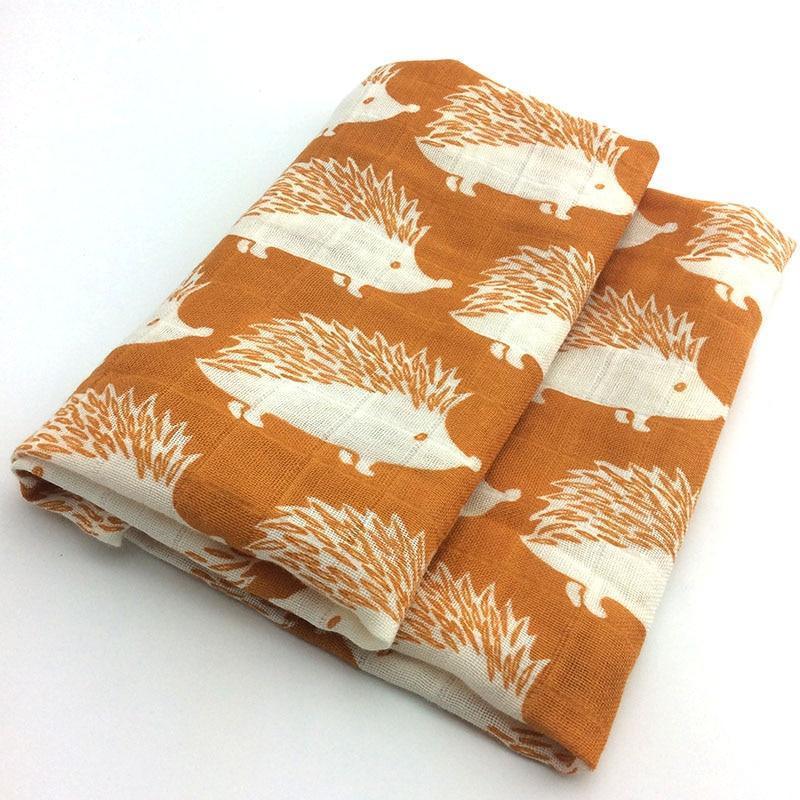 Baby Blankets Newborn Soft Organic Cotton Baby Blanket Muslin Swaddle Wrap Feeding Burp Cloth - BIG FRENCHIES