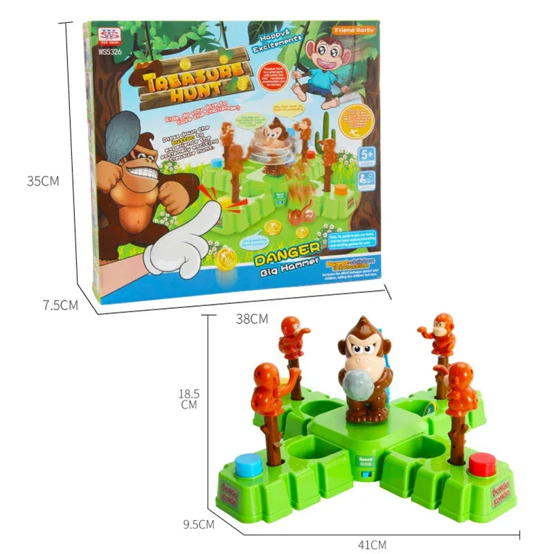 MEACAOFG Monkey steal banana gold coin desktop competitive game puzzle parent-child interactive toy family party game - BIG FRENCHIES