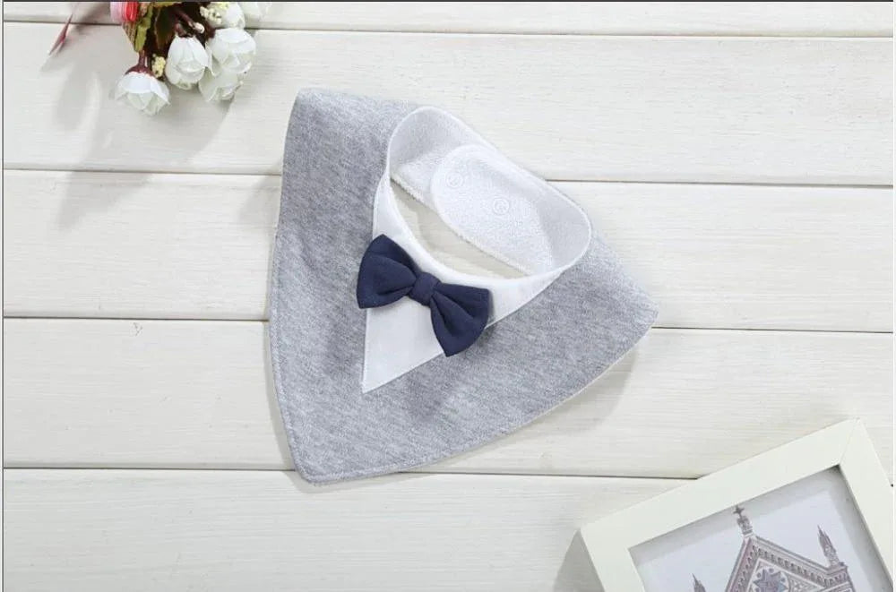 Infant Kids Bibs For Boy/Girls Newborn Feeding Waterproof Toddlers Soft Bow Burp Tie Scarf For Children - BIG FRENCHIES