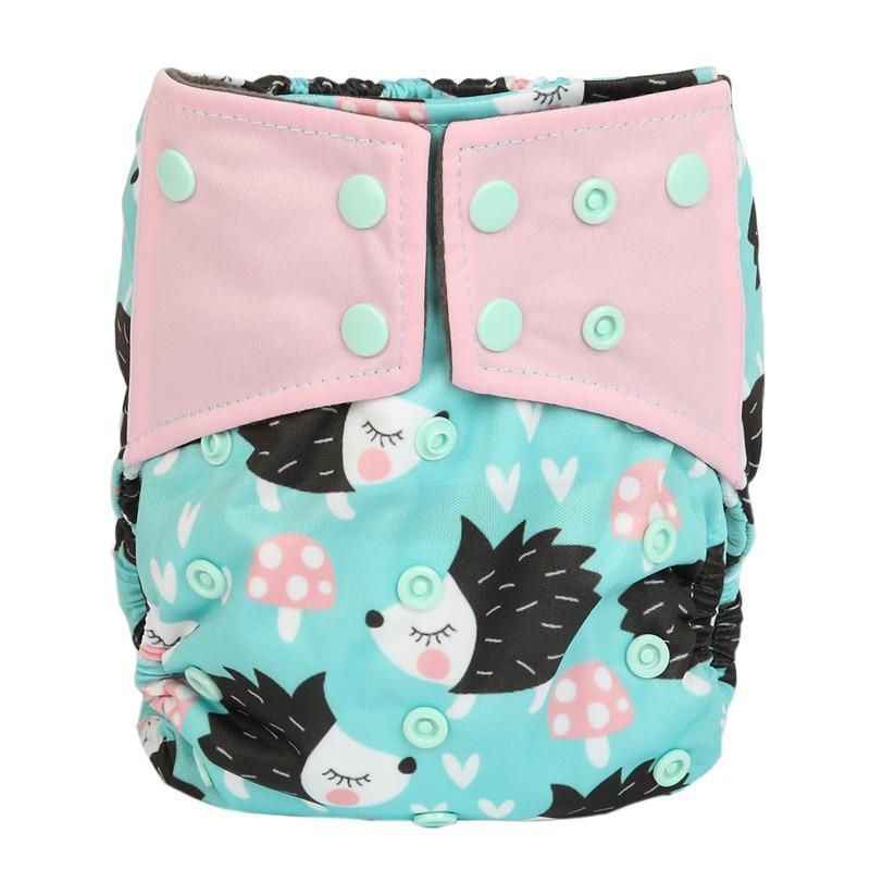 Luxury Charcoal Bamboo Baby Cloth Diaper Nappy Washable Reusable Double Gusset Square Tabs Nappies for Baby and Kids - BIG FRENCHIES