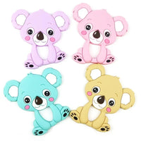 1pc Unique Baby Koala Silicone Teether Teething Chew Toy Nursing Tool Pendant Food Grade Silicone - BIG FRENCHIES