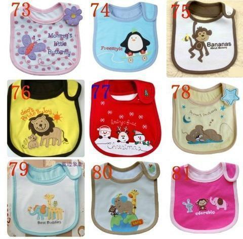 Unisex 3 PC Mixed Breathable Cotton Baby Bibs Waterproof Infant Bibs High Quality Stylish Design For Baby - BIG FRENCHIES