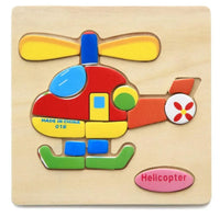 3D Wooden Children Interesting Puzzle Toys With Animals and Cars Exellent Puzzles Intelligence Kids Early Educational Toys For Children - BIG FRENCHIES