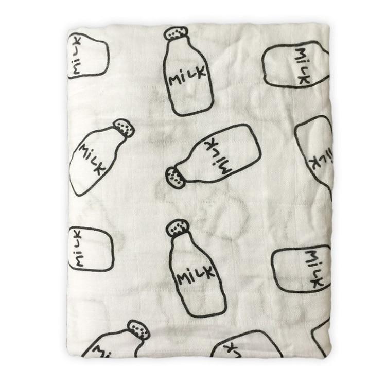 Newborn Swaddle Baby Multi-use Bamboo Cotton Blanket Infant Newborn Baby Wrap Blanket For Girls And Boys - BIG FRENCHIES