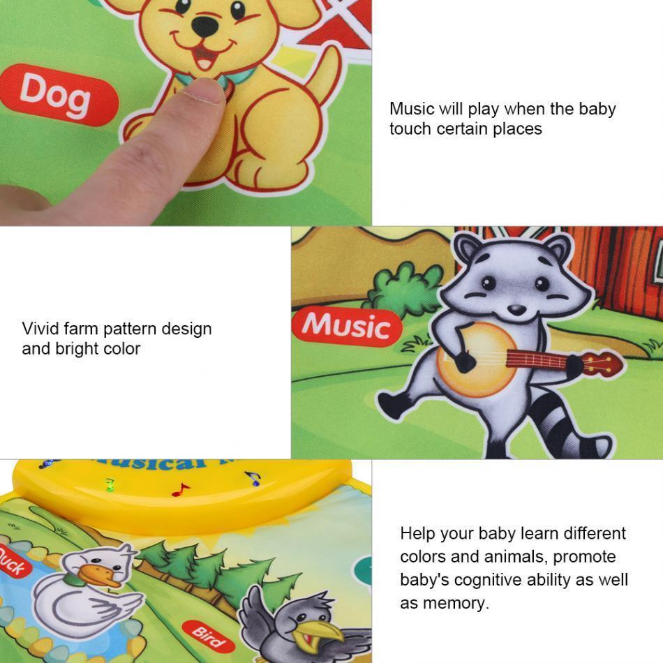 Baby Music Play Carpet Mat Children Kid Crawling Piano Carpet Educational Musical Toy Kids Touch Paly For Kids - BIG FRENCHIES