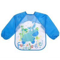 Waterproof Long Sleeve Girl Bibs Kids Burp Cloth Feeding Bib with Pocket Bib For Kids - BIG FRENCHIES
