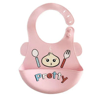 Bibs Waterproof Silicone Feeding Baby Saliva Towel Newborn Cartoon Aprons Baby Bibs Adjustable - BIG FRENCHIES