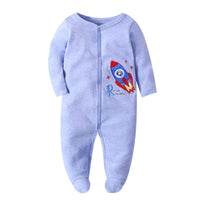 Modern Colorful Baby Boys/Girls Blanket Sleepers Newborn Babies Sleepwear Infant Long Sleeve Romper Jumpsuit for Kids - BIG FRENCHIES