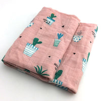 Baby Blankets Newborn Soft Organic Cotton Baby Blanket Muslin Swaddle Wrap Feeding Burp Cloth - BIG FRENCHIES