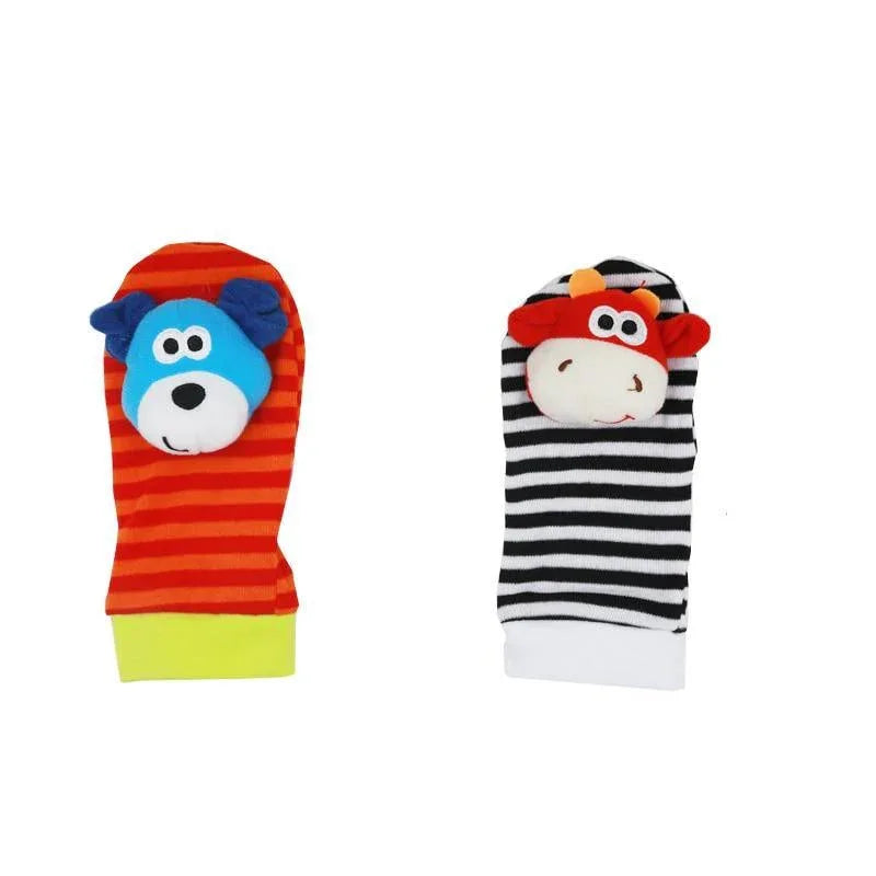Colorful Wrist Rattles Infant Baby Kids Socks Rattle Toys Foot Socks Educational Toy High Quality Babies Gift - BIG FRENCHIES