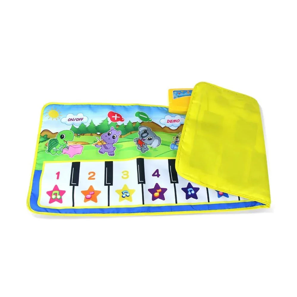 Animals Musical Mat Carpet with 10 Keys Record Function Animal Sounds Play Touch Piano Educational Toys For Kids - BIG FRENCHIES