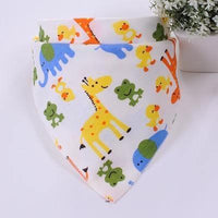 Baby Bibs Cute Cartoon Pattern bib Burp Cloths Saliva Towel Cotton Infant Burp Cloths Bib For Kids - BIG FRENCHIES