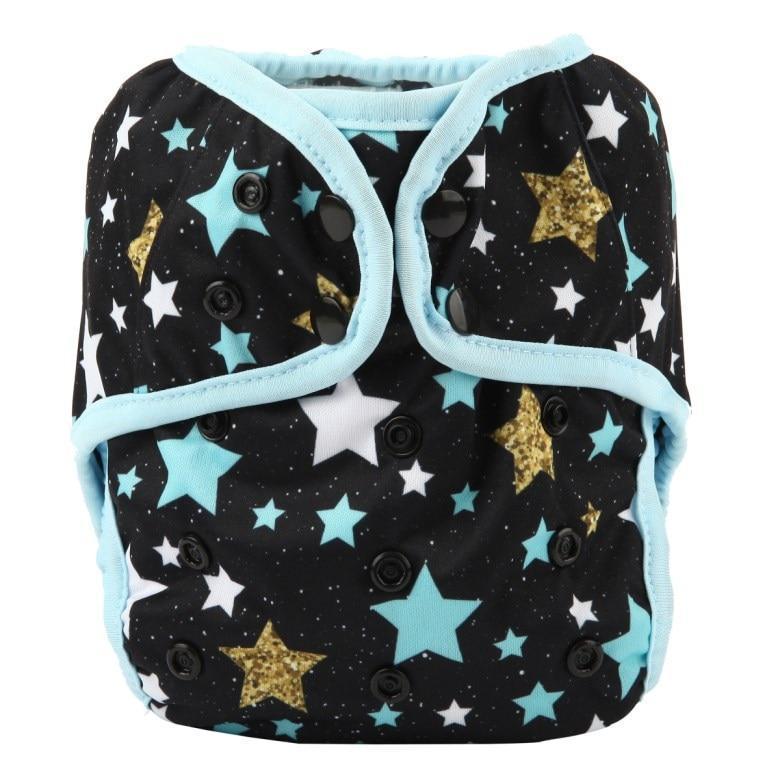 One Size Baby Cloth Diaper Cover Nappy Waterproof Double Gusset Design Adjustable Diapers For Babies - BIG FRENCHIES