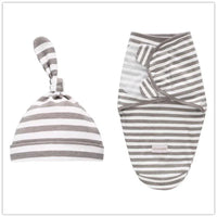 Baby Swaddle Blanket With Cap For Newborn Wrap Cotton Swaddling Bag Baby Envelope Sleep sack Blanket . - BIG FRENCHIES