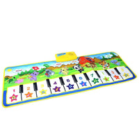 Animals Musical Mat Carpet with 10 Keys Record Function Animal Sounds Play Touch Piano Educational Toys For Kids - BIG FRENCHIES
