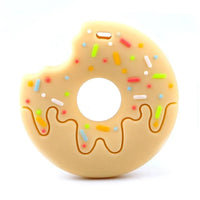 Gingerbread Man Raccoon Donut Silicone Teether Latex Free Teething Toy Baby Gift Food Grade Silicone - BIG FRENCHIES