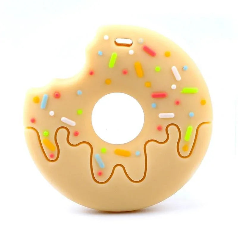 Gingerbread Man Raccoon Donut Silicone Teether Latex Free Teething Toy Baby Gift Food Grade Silicone - BIG FRENCHIES