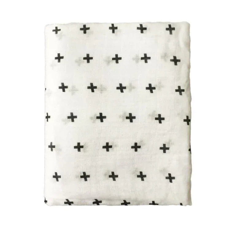 Newborn Swaddle Baby Multi-use Bamboo Cotton Blanket Infant Newborn Baby Wrap Blanket For Girls And Boys - BIG FRENCHIES