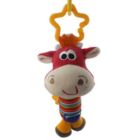 Colorful Baby Kids Rattle Toys Cartoon Animal Plush Hand Bell Baby Stroller Crib Hanging Rattles For Infant Baby Toys - BIG FRENCHIES