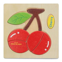 Wooden 3D Stevvex Modern Interesting Baby Learning Puzzles for Children Cartoon Animal Fruit Puzzles Intelligence Kids Children Educational Toy - BIG FRENCHIES