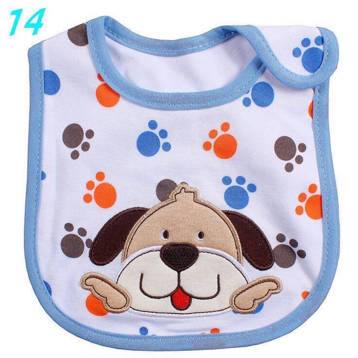 Cartoon Cotton Baby Bib Infant Saliva Towels Baby Waterproof Bibs Newborn Wear Babies Accessories - BIG FRENCHIES