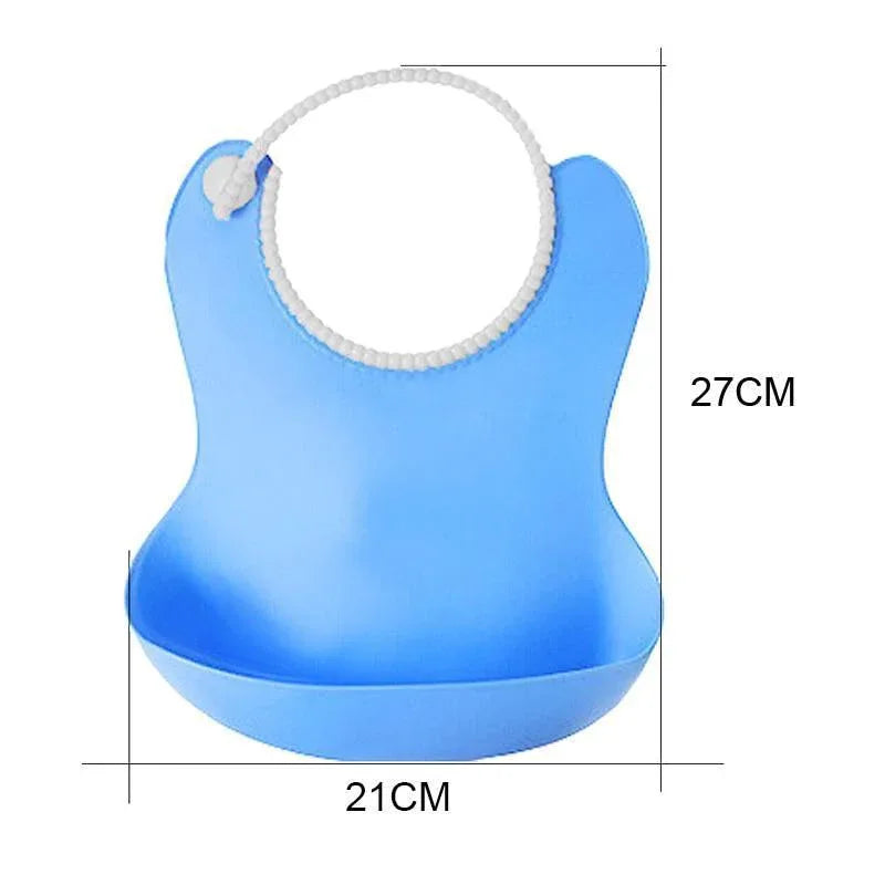 Modern Baby Plastic Bibs Waterproof Lunch Bibs for Boys & Girls Infants Silicone Feeding Baby Saliva Waterproof Aprons for Baby - BIG FRENCHIES
